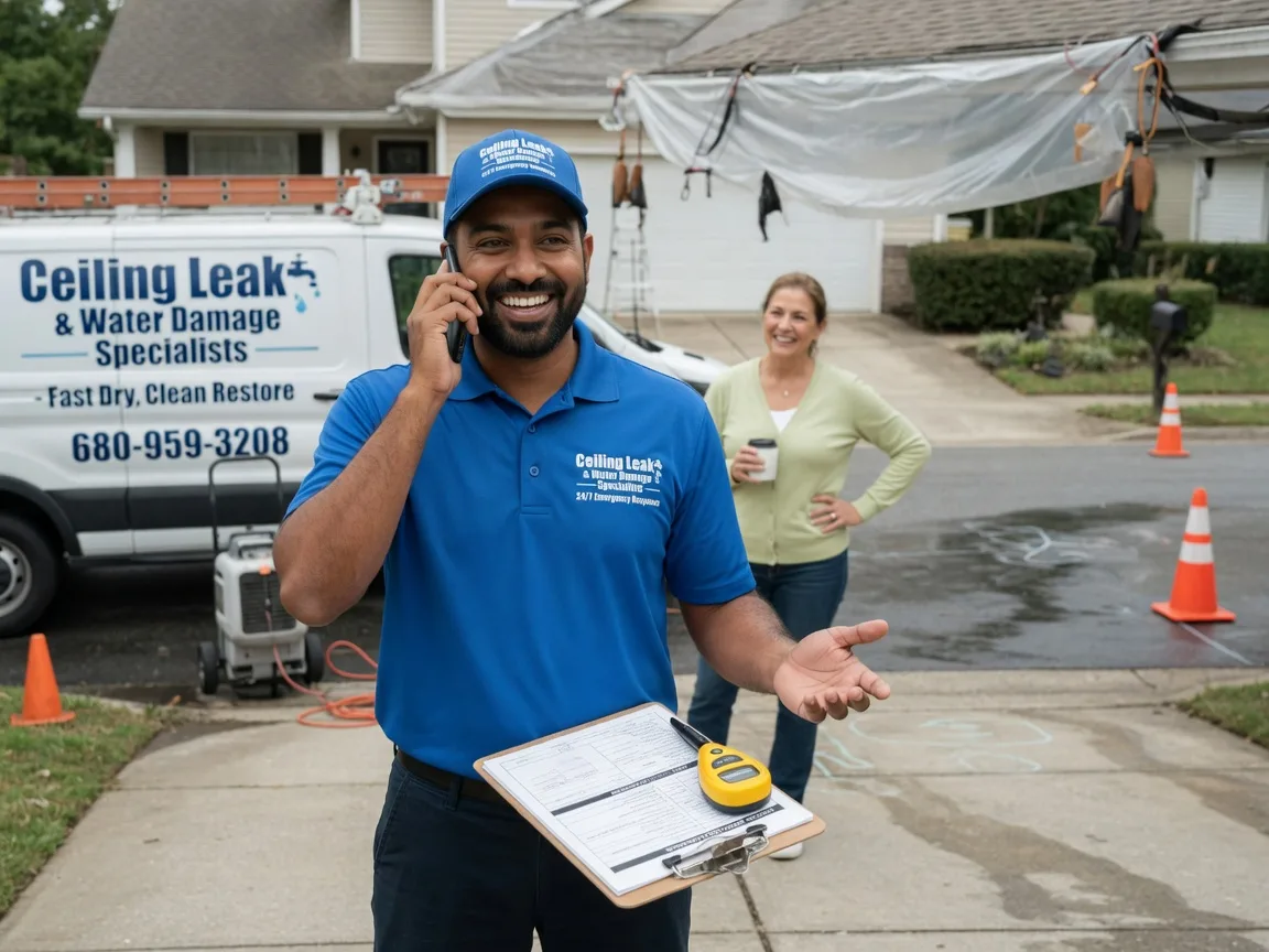 Ceiling Leak Cleanup Lignite, ND FAQs